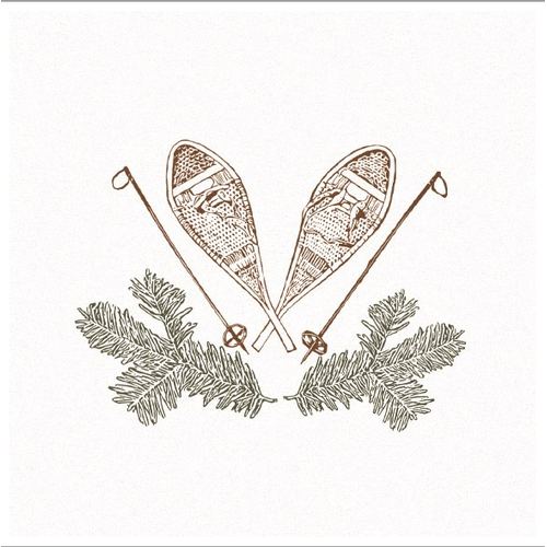 Napkin Dinner Paviot Raquette Napkin Dinner Paviot Raquette