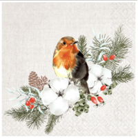 Napkin Lunch Paper Robin Forest