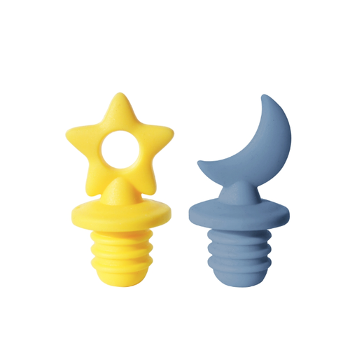 Oggi Bottle Stoppers Moon And Star