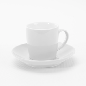 BIA Espresso Cup & Saucer White