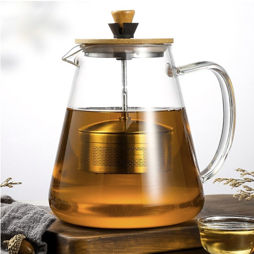 CH'A Tea Lift & Lock Glass Teapot with Infuser