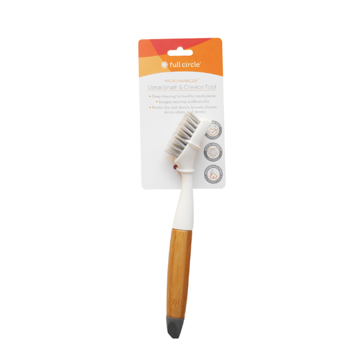 Full Circle Micro Manager Detail Cleaning Brush White