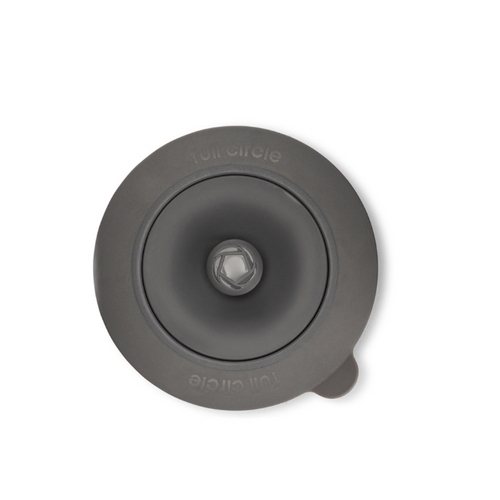 Full Circle Sinksational Sink Stopper and Strainer Grey