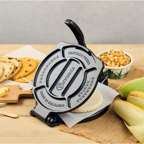 Victoria Tortilla Press Cast Iron 8 Inch Victoria