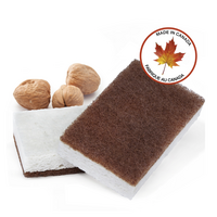 Walnut Scrubbing Sponges Set of 2