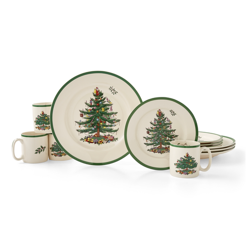 Spode Christmas Tree Dinnerware Set 12 Piece Spode Christmas Tree Dinnerware Set 12 Piece