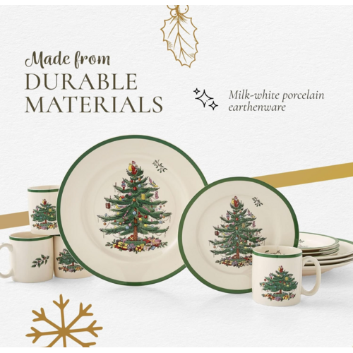 Spode Christmas Tree Dinnerware Set 12 Piece Spode Christmas Tree Dinnerware Set 12 Piece