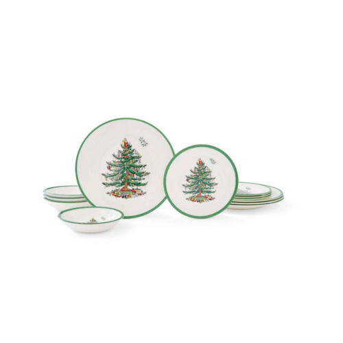Spode Christmas Tree Dinnerware Set 12 Piece Spode Christmas Tree Dinnerware Set 12 Piece