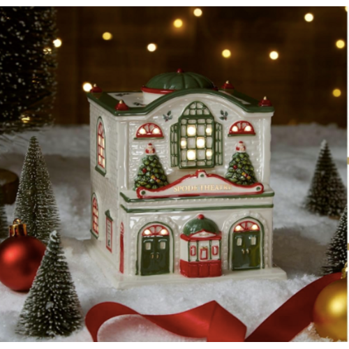 Spode Christmas Tree LED Village Theatre Spode Christmas Tree LED Village Theatre