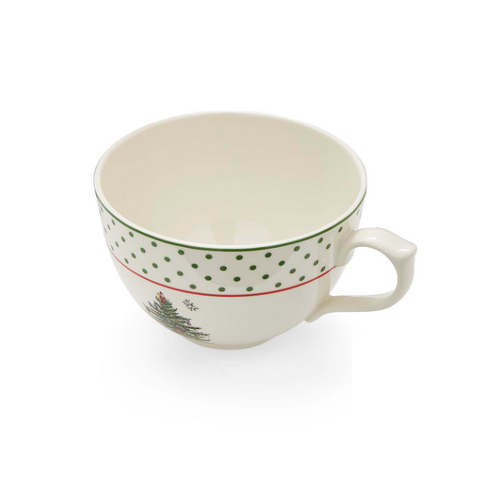 Spode Christmas Tree Polka Dot Jumbo Mug 20oz Spode Christmas Tree Polka Dot Jumbo Mug 20oz