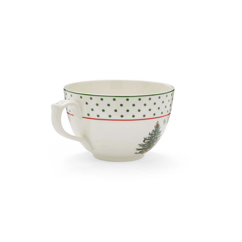 Spode Christmas Tree Polka Dot Jumbo Mug 20oz Spode Christmas Tree Polka Dot Jumbo Mug 20oz