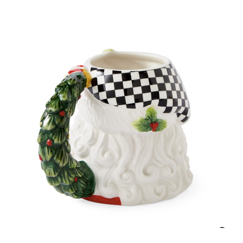 Spode Christmas Tree Santa Toby Mug