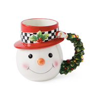 Christmas Tree Snowman Toby Mug