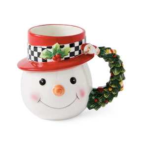 Spode Christmas Tree Snowman Toby Mug Spode Christmas Tree Snowman Toby Mug