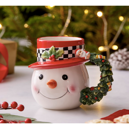 Spode Christmas Tree Snowman Toby Mug Spode Christmas Tree Snowman Toby Mug