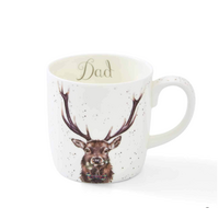 Wrendale Mug Stag Dad 14oz