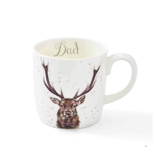 Wrendale Wrendale Mug Stag Dad 14oz Wrendale Wrendale Mug Stag Dad 14oz