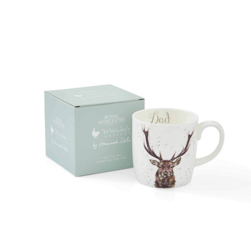 Wrendale Wrendale Mug Stag Dad 14oz Wrendale Wrendale Mug Stag Dad 14oz