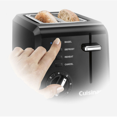 Cuisinart Compact Toaster 2 Slice Black