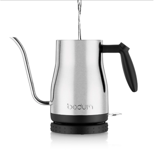 Bodum Gooseneck Electric Kettle 1L Matte Chrome