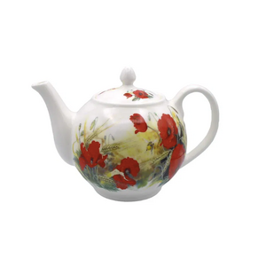 Roy Kirkham Classic Teapot Poppy 6 Cup