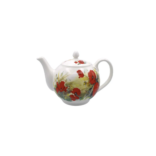Roy Kirkham Classic Teapot Poppy 6 Cup Roy Kirkham Classic Teapot Poppy 6 Cup