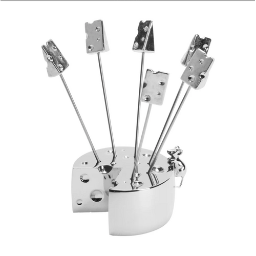 Leeber Limited Mice Cheese Pick Holder Set