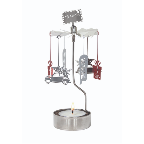 Pluto Design Rotary Candle To Santa