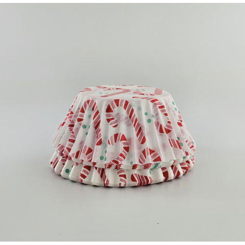 Fox Run Candy Cane Bake Cups 50 Piece
