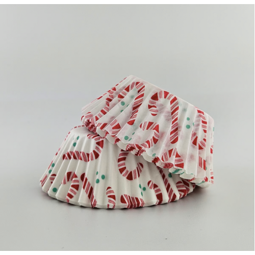 Fox Run Candy Cane Bake Cups 50 Piece