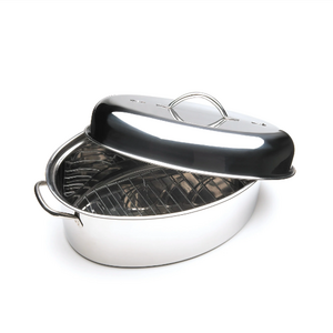 Fox Run Roaster Oval Set Stainless Steel 10qt Fox Run Roaster Oval Set Stainless Steel 10qt