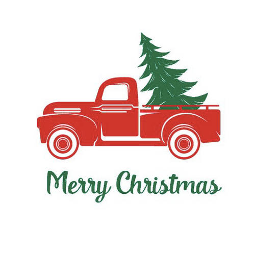 Euroscrubby Swedish Cloth Christmas Truck