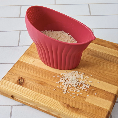 TALISMAN DESIGNS Measure Rinse and Strain Tool Red TALISMAN DESIGNS Measure Rinse and Strain Tool Red