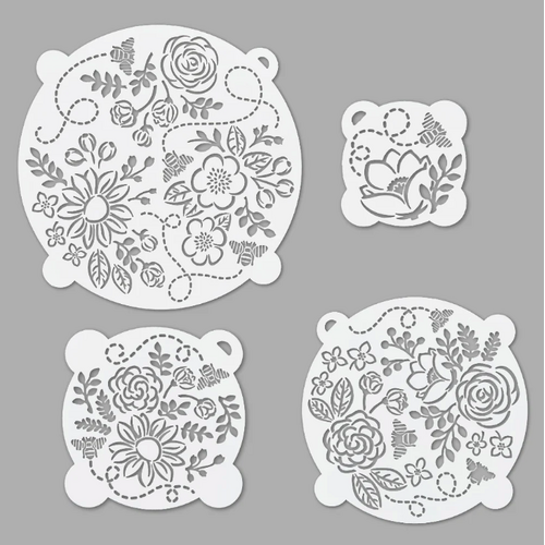 TALISMAN DESIGNS Stencil Bee Set of 4 Sizes TALISMAN DESIGNS Stencil Bee Set of 4 Sizes
