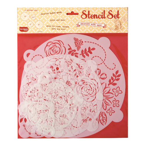 TALISMAN DESIGNS Stencil Bee Set of 4 Sizes TALISMAN DESIGNS Stencil Bee Set of 4 Sizes