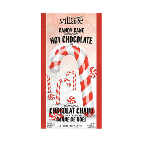 Gourmet du Village Hot Chocolate Single Candy Cane Gourmet du Village Hot Chocolate Single Candy Cane
