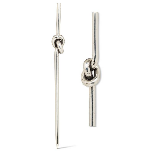 Abbott Knot Cocktail Pick Silver Abbott Knot Cocktail Pick Silver