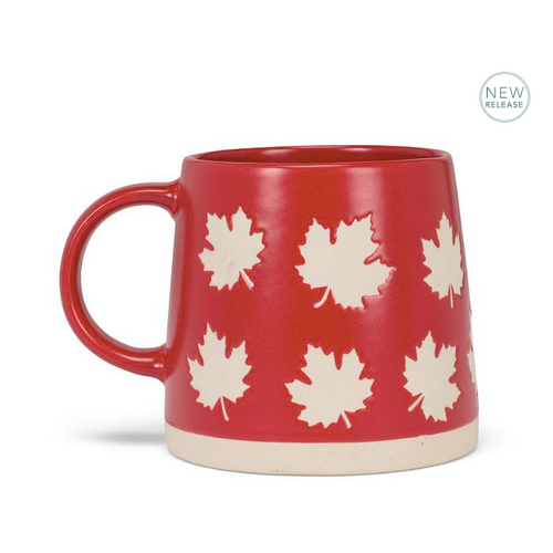 Abbott Mug Maple Leaves Red Abbott Mug Maple Leaves Red