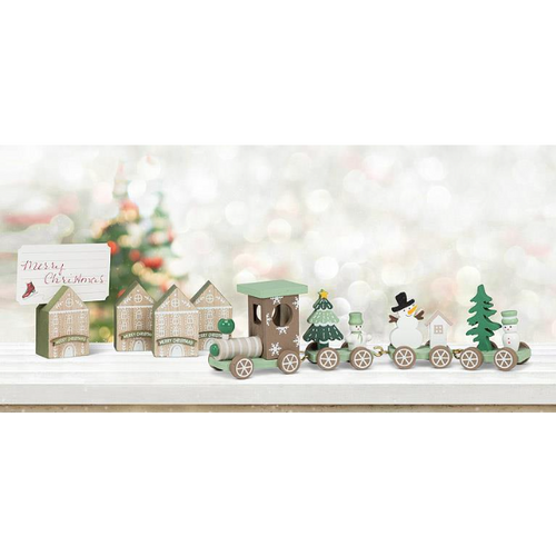 Abbott Place Card Holder House Christmas Set of 4 Abbott Place Card Holder House Christmas Set of 4