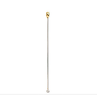 Swizzle Stick Gold Oval