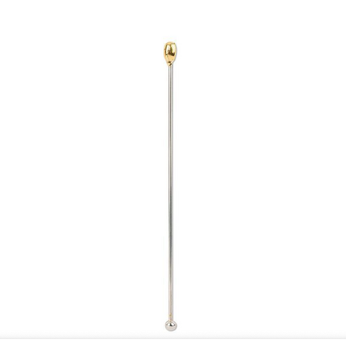 Abbott Swizzle Stick Gold Oval Abbott Swizzle Stick Gold Oval