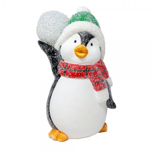 GIFT ESSENTIALS Penguin Lifting LED Snowball