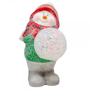 GIFT ESSENTIALS Snowman Holding LED Snowball GIFT ESSENTIALS Snowman Holding LED Snowball