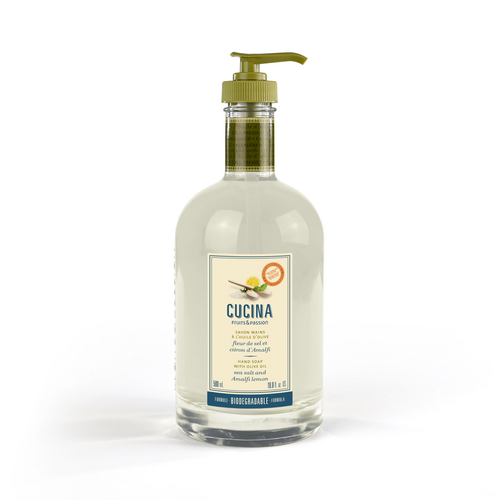 FRUIT & PASSION Cucina Hand Soap Sea Salt and Amalfi Lemon 500ml
