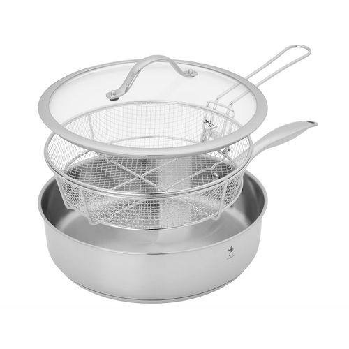 ZWILLING HENCKEL Henckel Aragon Saute Pan with Lid and Fryer Basket 28cm