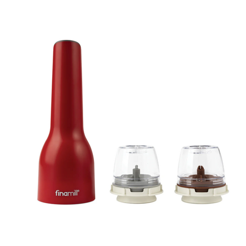 FinaMill FinaMill Grinder USB with 2 FinaPods Sangria Red