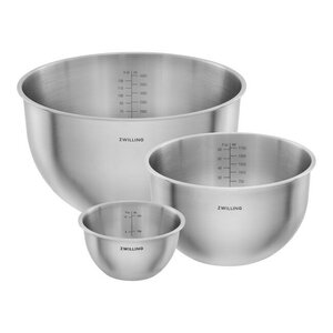 ZWILLING HENCKEL Stainless Steel Bowl Set of 3 Zwilling