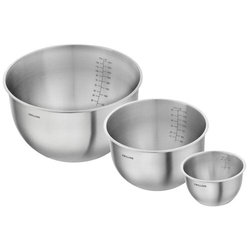 ZWILLING HENCKEL Stainless Steel Bowl Set of 3 Zwilling