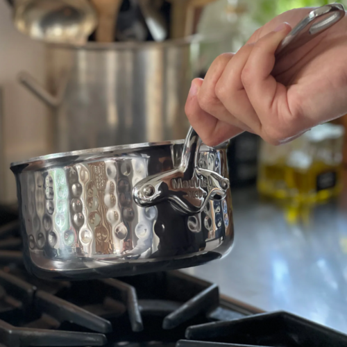 Mauviel MAUVIEL M’Elite Hammered Saucepan 16cm