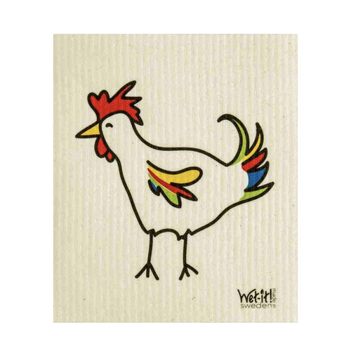 Wet-It! Swedish Cloth Multicolour Chicken